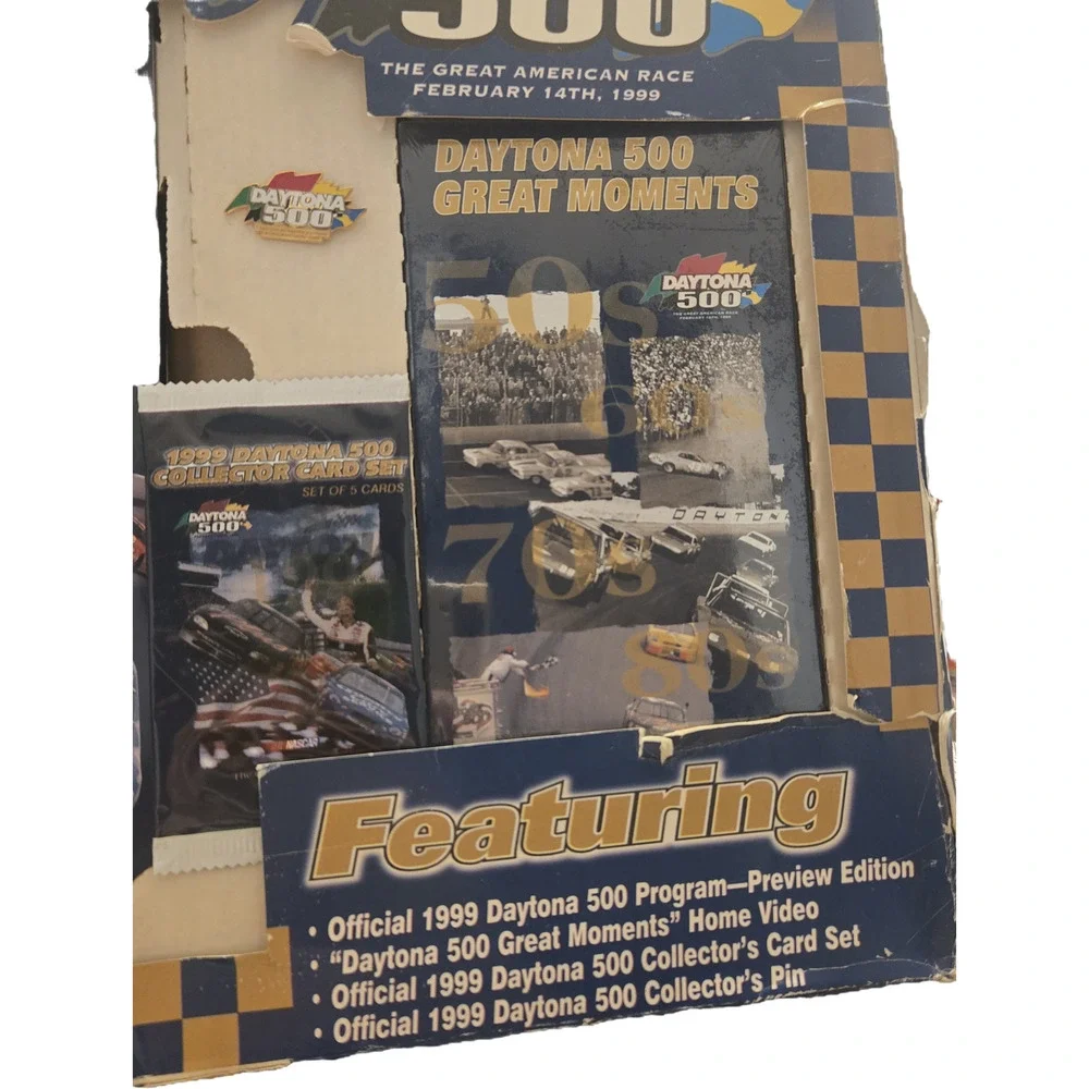 1999 Daytona 500 Official Collectors Pack Dale Earnhardt Win Program Video Pin